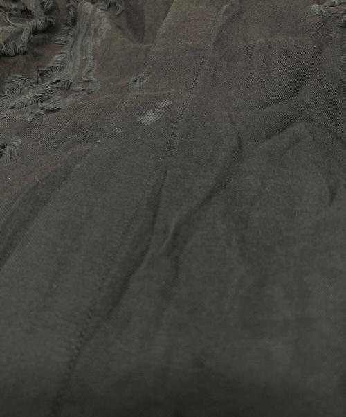 TAAKK（ターク）TAAKK (ターク) CUT JACQUARD LONG SHIRTS カットジャガードロングシャツ ブラック サイズ:2の古着・服飾アイテム