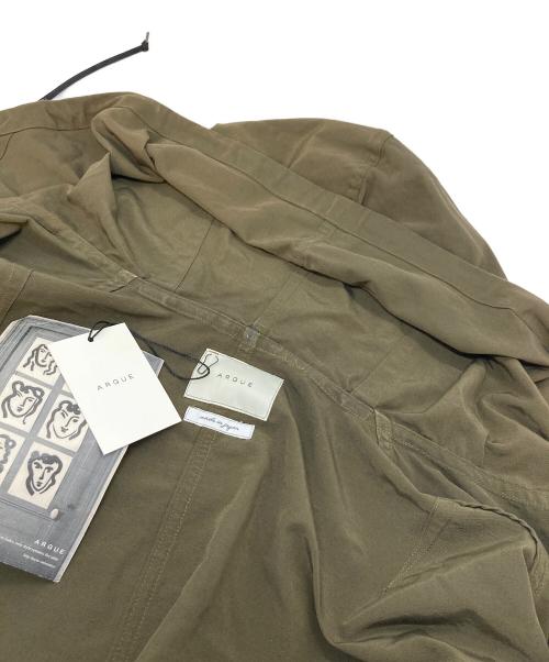ARGUE（アーギュ）ARGUE (アーギュ) COTTON NYLON BALLOON FOODIE オリーブ サイズ:FREEの古着・服飾アイテム