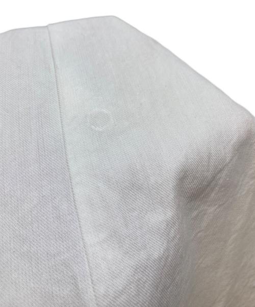 ARGUE（アーギュ）ARGUE (アーギュ) ノースリーブコットンリネンワンピース ホワイト サイズ:1の古着・服飾アイテム