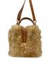 Bibiy. (ビビィ) B. FUR BOX BAG - F ブラウン：8000円