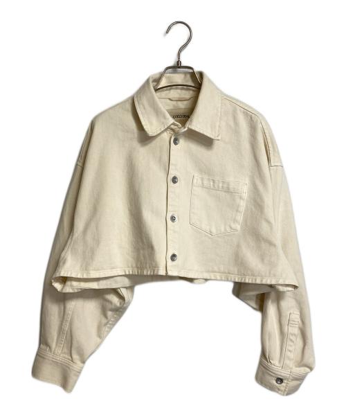 COCODEAL（ココディール）COCODEAL (ココディール) ショートボレロGジャン アイボリー サイズ:2の古着・服飾アイテム