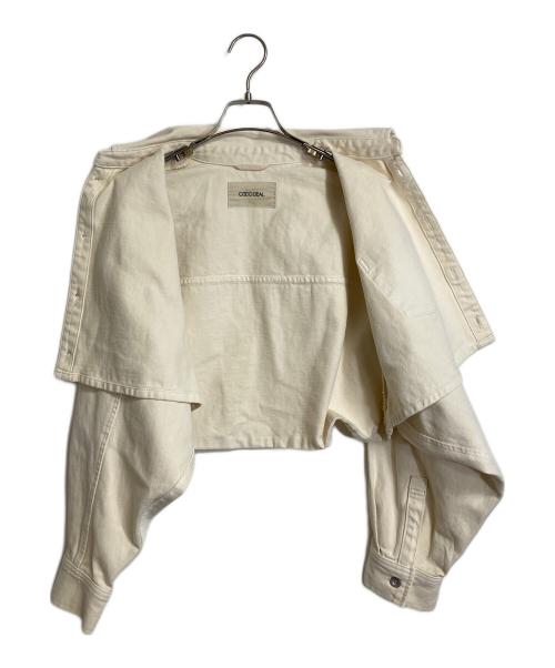 COCODEAL（ココディール）COCODEAL (ココディール) ショートボレロGジャン アイボリー サイズ:2の古着・服飾アイテム