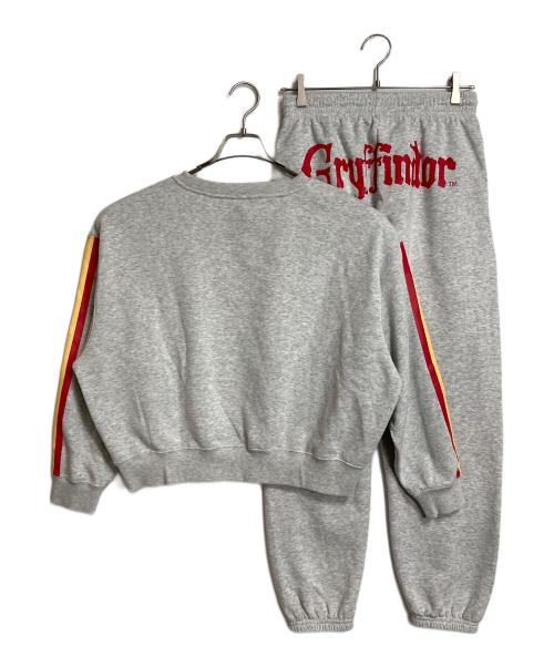 SNIDEL HOME（スナイデルホーム）SNIDEL HOME (スナイデルホーム) HARRY POTTER (ハリーポッター) スウェットセットアップ　ハリーポッター　プリントスウェット　スウェットパンツ グレー サイズ:ONE SIZEの古着・服飾アイテム