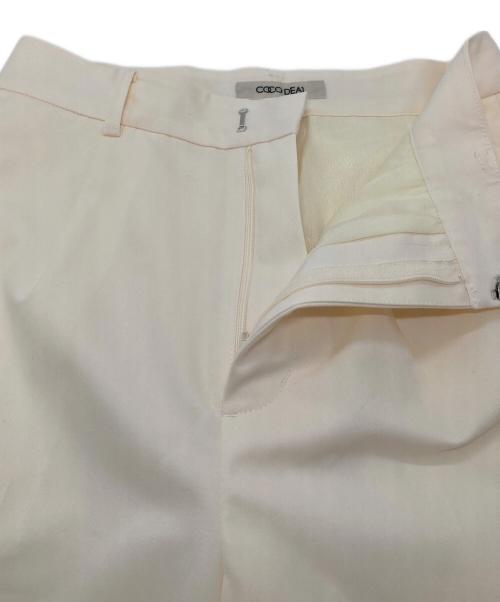 COCODEAL（ココディール）COCODEAL (ココディール) T/Rペプラムジャケットセットアップ　ベスト　セレモニー ホワイト サイズ:2の古着・服飾アイテム