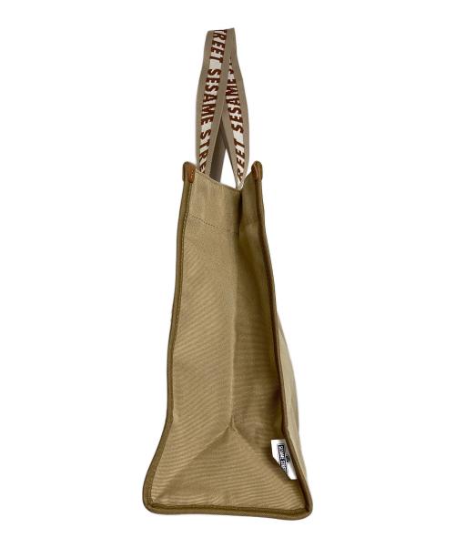 SESAME STREET（セサミストリート）SESAME STREET (セサミストリート) ear PAPILLONNER (イアパピヨネ) トートバッグ　エルモ　セサミストリート ベージュ サイズ:実寸参照 未使用品の古着・服飾アイテム