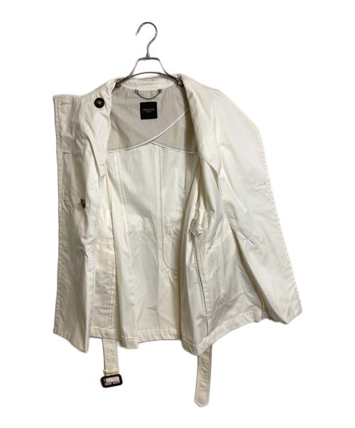 Max Mara WEEK END LINE（マックスマーラ ウイークエンドライン）Max Mara WEEK END LINE (マックスマーラ ウイークエンドライン) ミディ丈トレンチコート ホワイト サイズ:42の古着・服飾アイテム