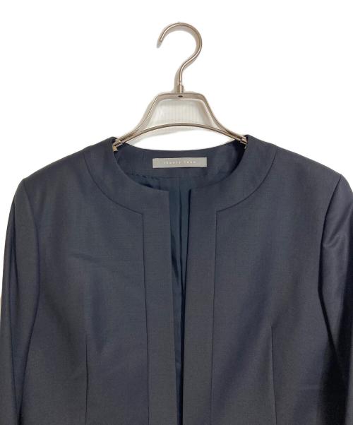 theory luxe（セオリーリュクス）theory luxe (セオリーリュクス) ノーカラージャケット ネイビー サイズ:38の古着・服飾アイテム