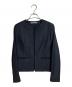 theory luxe（セオリーリュクス）の古着「ノーカラージャケット」｜ネイビー