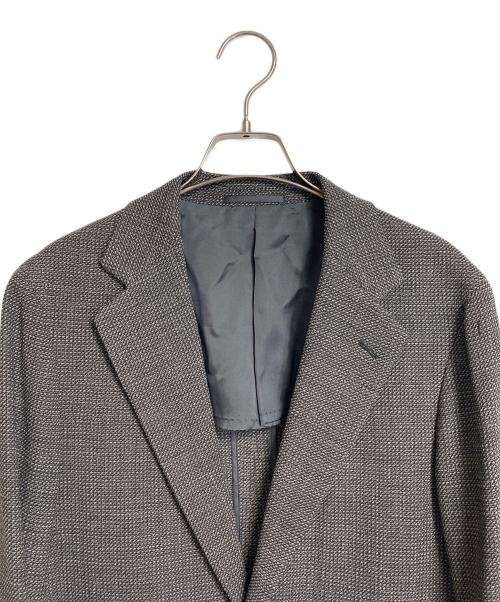 SOVEREIGN UNITED ARROWS（ソブリン ユナイテッドアローズ）SOVEREIGN UNITED ARROWS ストレッチ サマー トロピカル ウール ツイード 2B テーラード ジャケット　アウター　ライトアウター　ビジネスジャケット　カジュアルジャケット グレー サイズ:44の古着・服飾アイテム