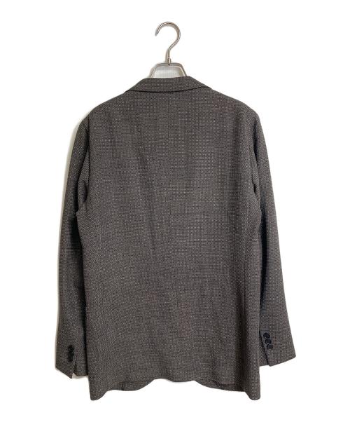 SOVEREIGN UNITED ARROWS（ソブリン ユナイテッドアローズ）SOVEREIGN UNITED ARROWS ストレッチ サマー トロピカル ウール ツイード 2B テーラード ジャケット　アウター　ライトアウター　ビジネスジャケット　カジュアルジャケット グレー サイズ:44の古着・服飾アイテム