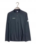 MAMMUTマムート）の古着「Aenergy FL Half Zip Longsleeve ハーフジップカットソー　長袖カットソー　スポーツ　アウトドア」｜ブラック