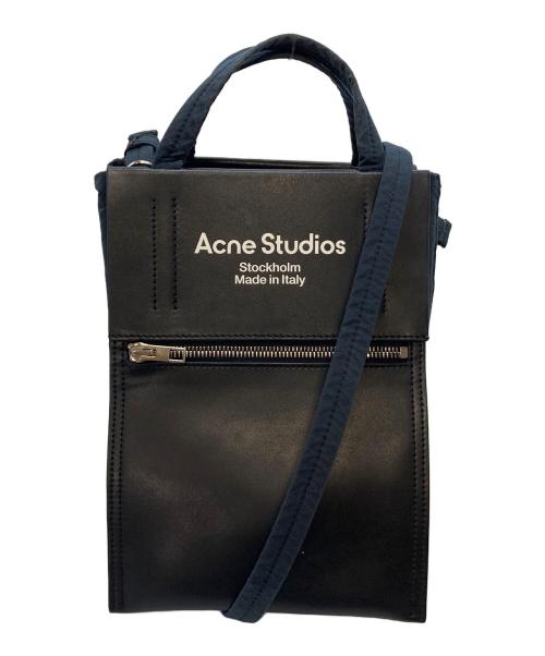ACNE STUDIOS Bla konst（アクネステュディオスブロコンスト）ACNE STUDIOS Bla konst (アクネステュディオスブロコンスト) ショルダーバッグ　ハンドバッグ　2WAYバッグ ネイビー サイズ:実寸参照の古着・服飾アイテム