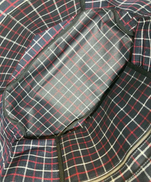LUDLOW（ラドロー）LUDLOW (ラドロー) トートバッグ　チェック　UNITED ARROWS 別注 ブラック サイズ:実寸参照の古着・服飾アイテム