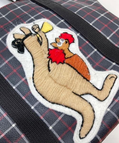 LUDLOW（ラドロー）LUDLOW (ラドロー) トートバッグ　チェック　UNITED ARROWS 別注 ブラック サイズ:実寸参照の古着・服飾アイテム