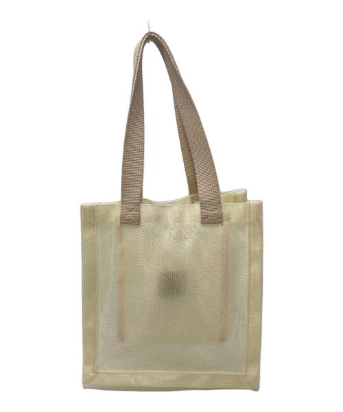 LUDLOW（ラドロー）LUDLOW (ラドロー) メッシュトートバッグ ベージュ サイズ:実寸参照の古着・服飾アイテム