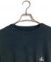 Vivienne Westwood (ヴィヴィアンウエストウッド) オーブ柄半袖ニット　コットンニット　イタリア製 ブラック サイズ:L：6000円