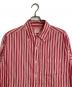 BROOKS BROTHERS (ブルックスブラザーズ) 【古着】50’Sボタンダウンシャツ　Est. 1818 6ボタン　ストライプ　印字タグ　スタンプタグ　ラウンドカット　50年代 レッド×ホワイト サイズ:17R：16000円