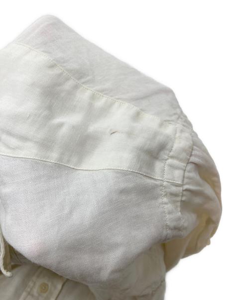 POLO RALPH LAUREN（ポロ・ラルフローレン）POLO RALPH LAUREN (ポロ・ラルフローレン) 【古着】シルクリネンシャツ　 90年代 ポニーなし アイボリー サイズ:Mの古着・服飾アイテム