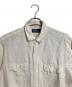 POLO RALPH LAUREN (ポロ・ラルフローレン) 【古着】シルクリネンシャツ　 90年代 ポニーなし アイボリー サイズ:M：14000円