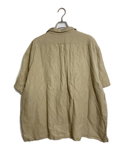 POLO RALPH LAUREN（ポロ・ラルフローレン）POLO RALPH LAUREN (ポロ・ラルフローレン) 【古着】リネンシルク裾ポニーオープンカラーシャツ ベージュ サイズ:3XBの古着・服飾アイテム