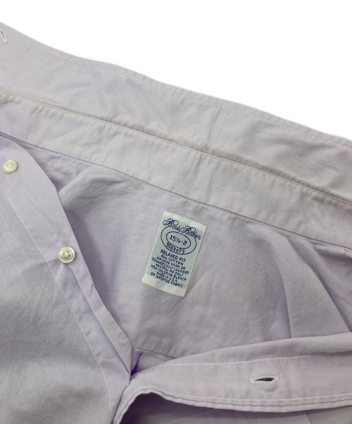 BROOKS BROTHERS（ブルックスブラザーズ）BROOKS BROTHERS (ブルックスブラザーズ) 【古着】ボタンダウン半袖シャツ　半袖シャツ　USA製 パープル サイズ:15 1/2−2の古着・服飾アイテム