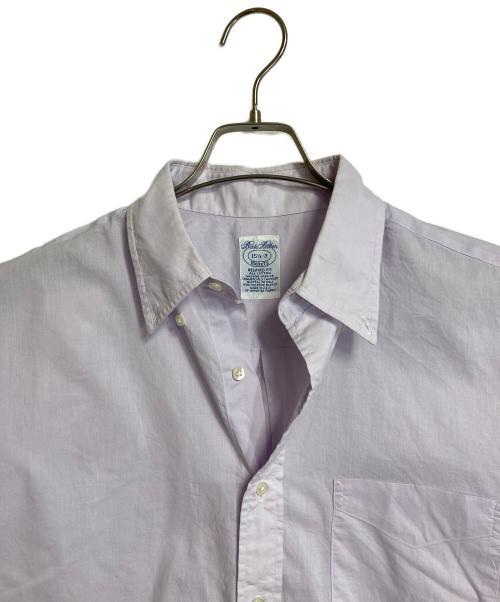 BROOKS BROTHERS（ブルックスブラザーズ）BROOKS BROTHERS (ブルックスブラザーズ) 【古着】ボタンダウン半袖シャツ　半袖シャツ　USA製 パープル サイズ:15 1/2−2の古着・服飾アイテム