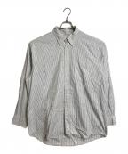 BROOKS BROTHERSブルックスブラザーズ）の古着「【古着】90’Sボタンダウンシャツ　長袖シャツ　チェック　90年代 USA製」｜ホワイト×ブルー