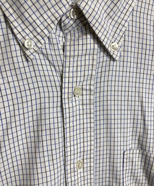 BROOKS BROTHERS（ブルックスブラザーズ）BROOKS BROTHERS (ブルックスブラザーズ) 【古着】90’Sボタンダウンシャツ　長袖シャツ　チェック　90年代 USA製 ホワイト×ブルー サイズ:16 1/2−5の古着・服飾アイテム