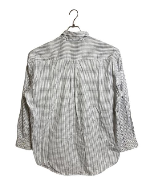 BROOKS BROTHERS（ブルックスブラザーズ）BROOKS BROTHERS (ブルックスブラザーズ) 【古着】90’Sボタンダウンシャツ　長袖シャツ　チェック　90年代 USA製 ホワイト×ブルー サイズ:16 1/2−5の古着・服飾アイテム