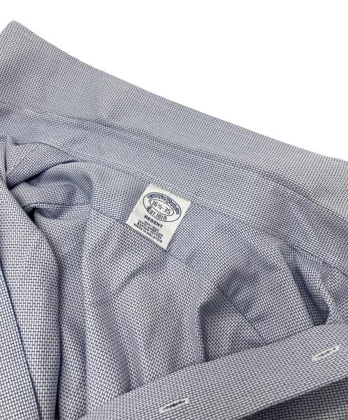 BROOKS BROTHERS（ブルックスブラザーズ）BROOKS BROTHERS (ブルックスブラザーズ) チェックシャツ　長袖シャツ　コットンシャツ ブルー×ホワイト サイズ:16 1/2−35の古着・服飾アイテム