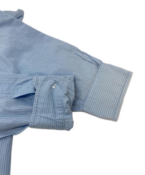 BROOKS BROTHERS（ブルックスブラザーズ）BROOKS BROTHERS (ブルックスブラザーズ) 【古着】60’S~70’Sボタンダウンシャツ　Makers 6ボタン　ラウンドカット　ストライプ　60年代　70年代 スカイブルー サイズ:16−3の古着・服飾アイテム