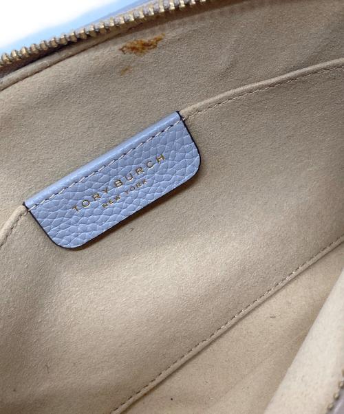 TORY BURCH（トリーバーチ）TORY BURCH (トリーバーチ) ミニクロス ボディーバッグ　ショルダーバッグ　ミニバッグ グレー×ベージュ サイズ:実寸参照の古着・服飾アイテム