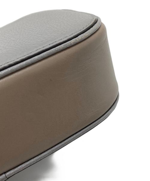 TORY BURCH（トリーバーチ）TORY BURCH (トリーバーチ) ミニクロス ボディーバッグ　ショルダーバッグ　ミニバッグ グレー×ベージュ サイズ:実寸参照の古着・服飾アイテム