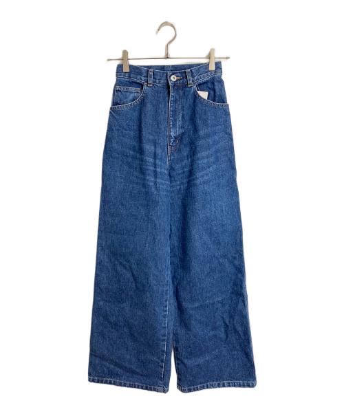 Plage（プラージュ）Plage (プラージュ) SLACKS デニム　デニムパンツ　ジーンズ　日本製 インディゴ サイズ:34 未使用品の古着・服飾アイテム