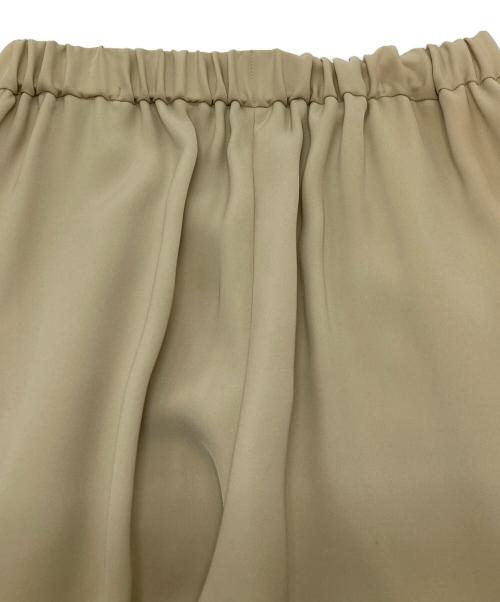 EVERYDAY I LIKE.（エヴリデイ アイ ライク）EVERYDAY I LIKE. (エヴリデイ アイ ライク) DEUXIEME CLASSE (ドゥーズィエム クラス) イージーワイドパンツ　イージーパンツ　ワイドパンツ　セレモニー　日本製 ベージュ サイズ:34の古着・服飾アイテム