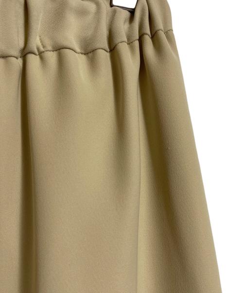 EVERYDAY I LIKE.（エヴリデイ アイ ライク）EVERYDAY I LIKE. (エヴリデイ アイ ライク) DEUXIEME CLASSE (ドゥーズィエム クラス) イージーワイドパンツ　イージーパンツ　ワイドパンツ　セレモニー　日本製 ベージュ サイズ:34の古着・服飾アイテム