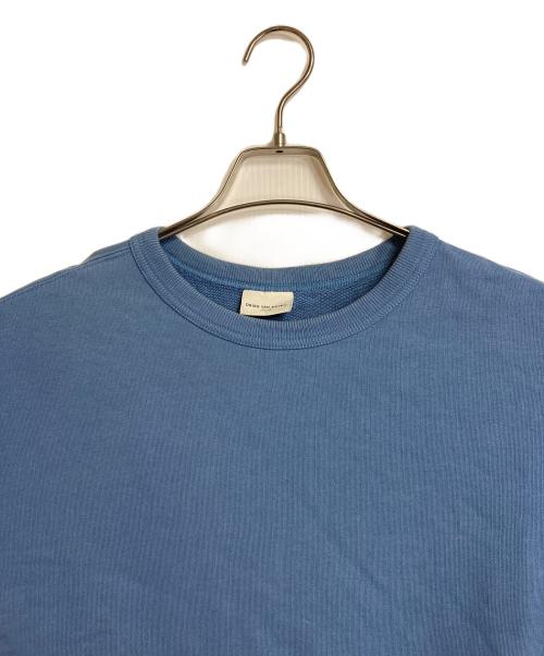 DRIES VAN NOTEN（ドリスヴァンノッテン）DRIES VAN NOTEN (ドリスヴァンノッテン) ブランクスウェット　スウェット　オーバーサイズ ブルー サイズ:Sの古着・服飾アイテム