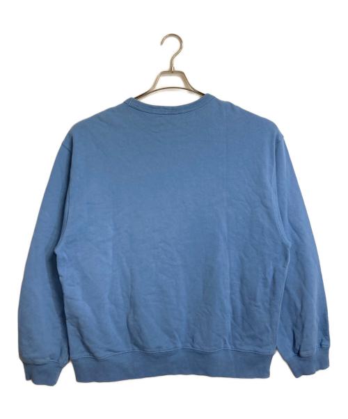 DRIES VAN NOTEN（ドリスヴァンノッテン）DRIES VAN NOTEN (ドリスヴァンノッテン) ブランクスウェット　スウェット　オーバーサイズ ブルー サイズ:Sの古着・服飾アイテム
