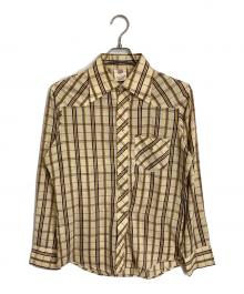 CarHartt（カーハート）の古着「【古着】60’S～70’S チェックウエスタンシャツ」｜イエロー