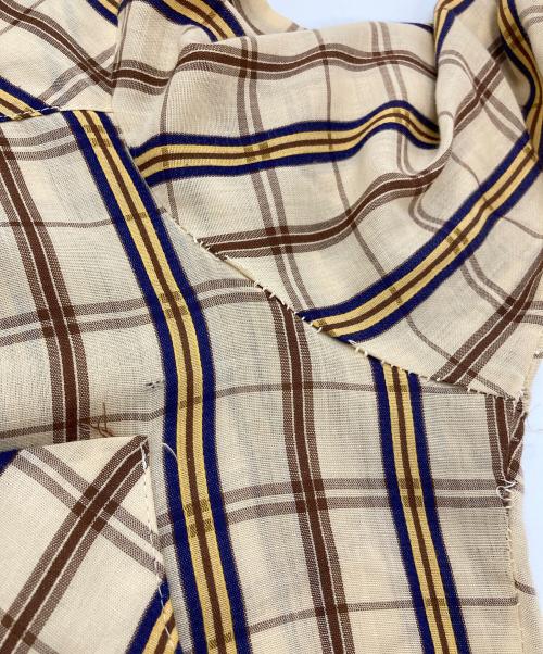 CarHartt（カーハート）CarHartt (カーハート) 【古着】60’S～70’S チェックウエスタンシャツ イエロー サイズ:不明の古着・服飾アイテム