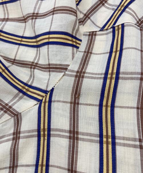 CarHartt（カーハート）CarHartt (カーハート) 【古着】60’S～70’S チェックウエスタンシャツ イエロー サイズ:不明の古着・服飾アイテム