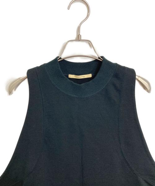 Curensology（カレンソロジー）Curensology (カレンソロジー) N/Sスウェットワンピース　ひざ丈ワンピース　ミディワンピース ブラック サイズ:FREEの古着・服飾アイテム