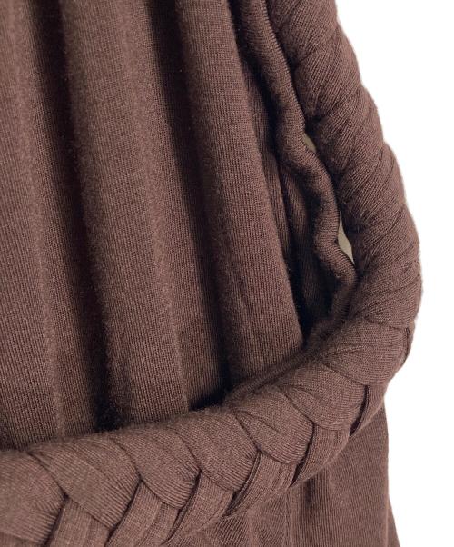 Ameri（アメリ）Ameri (アメリ) THICK CORD CUT DRESS キャミワンピース　シックコードカットドレスキャミワンピース　ロングワンピース　マキシワンピース　コードカットドレス ブラウン サイズ:Sの古着・服飾アイテム