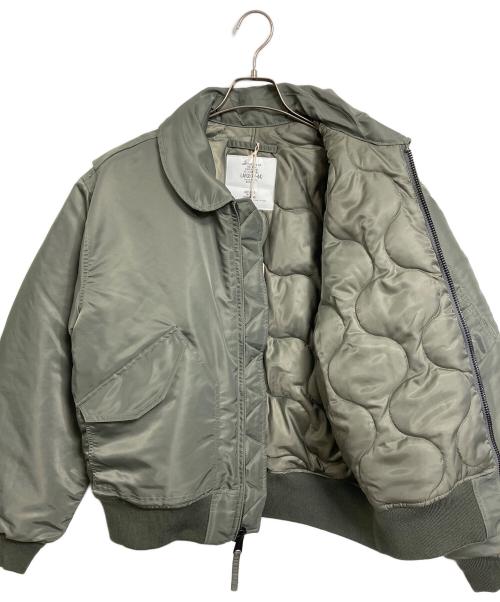 waiper（ワイパー）waiper (ワイパー) CWU-45/P フライトジャケット オリーブ サイズ:L 未使用品の古着・服飾アイテム