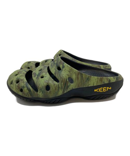 KEEN（キーン）KEEN (キーン) サンダル　カモフラ　YOGUI CAMO GREEN カモグリーン サイズ:M7　W9の古着・服飾アイテム