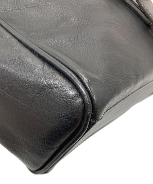 SOMES SADDLE（ソメスサドル）Somes Saddle (ソメスサドル) レザーショルダーバッグ ブラック サイズ:実寸参照の古着・服飾アイテム
