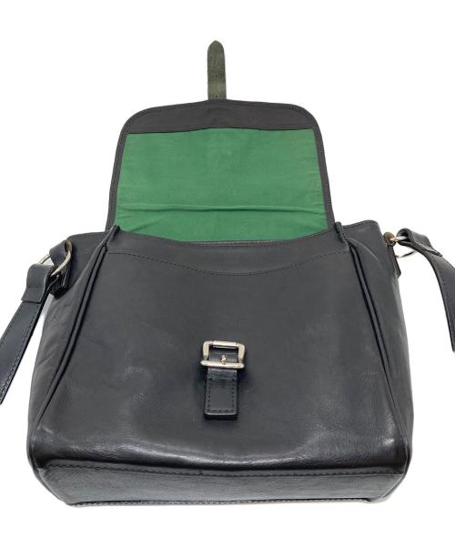 SOMES SADDLE（ソメスサドル）Somes Saddle (ソメスサドル) レザーショルダーバッグ ブラック サイズ:実寸参照の古着・服飾アイテム