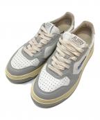 AUTRYオートリ―）の古着「スニーカー MEDALIST LEAT/LEAT」｜ホワイト×グレー