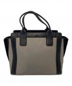 Chloeクロエ）の古着「ALISON ハンドバッグ トートバッグ　アリソン　セレモニー」｜ブラック×グレー