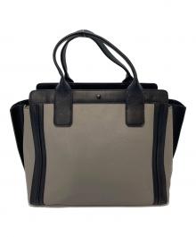 Chloe（クロエ）の古着「ALISON ハンドバッグ トートバッグ　アリソン　セレモニー」｜ブラック×グレー